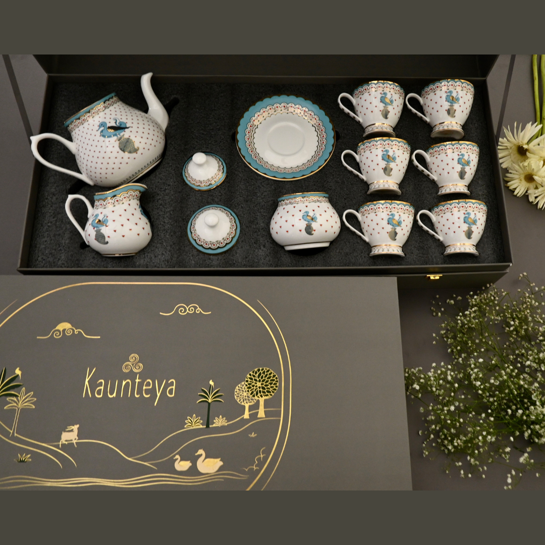 Grand Gift Box Dasara Tea Set Kaunteya