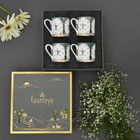 4 Mini Tea Mugs Set